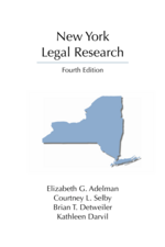 New York Legal Research cover