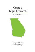 Georgia Legal Research cover