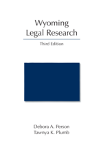 Wyoming Legal Research cover