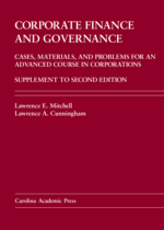 Corporate Finance and Governance, Third Edition, 2011 Supplement cover