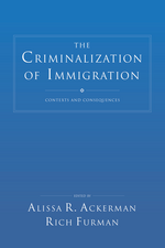 The Criminalization of Immigration cover